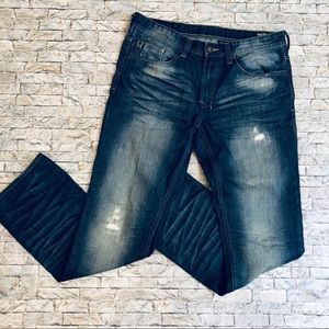 Buffalo David Bitton Six Distressed Wash Jeans